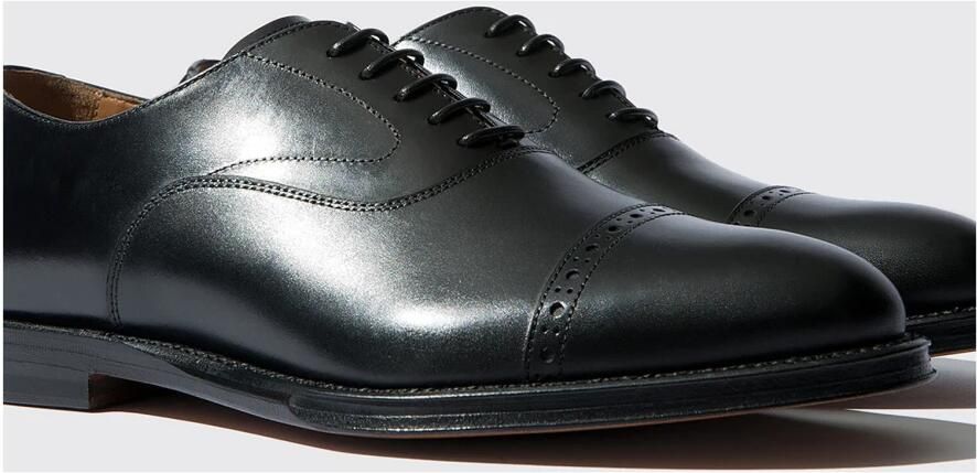 Scarosso Beaumont Zwarte Oxfords Handgemaakte Italiaanse Schoenen Black Heren - Foto 3