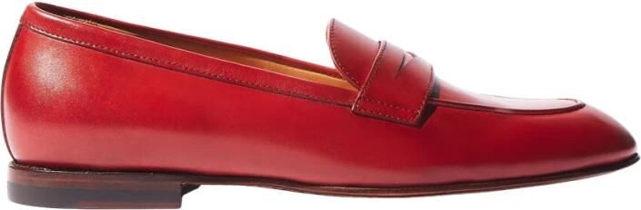 Scarosso Beige Suède Penny Loafers