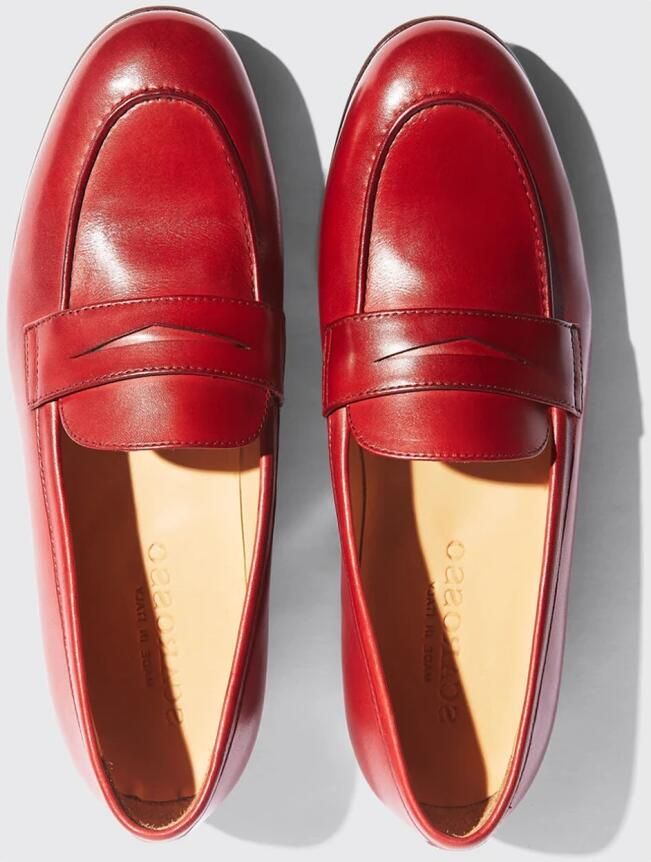 Scarosso Beige Suède Penny Loafers - Foto 3