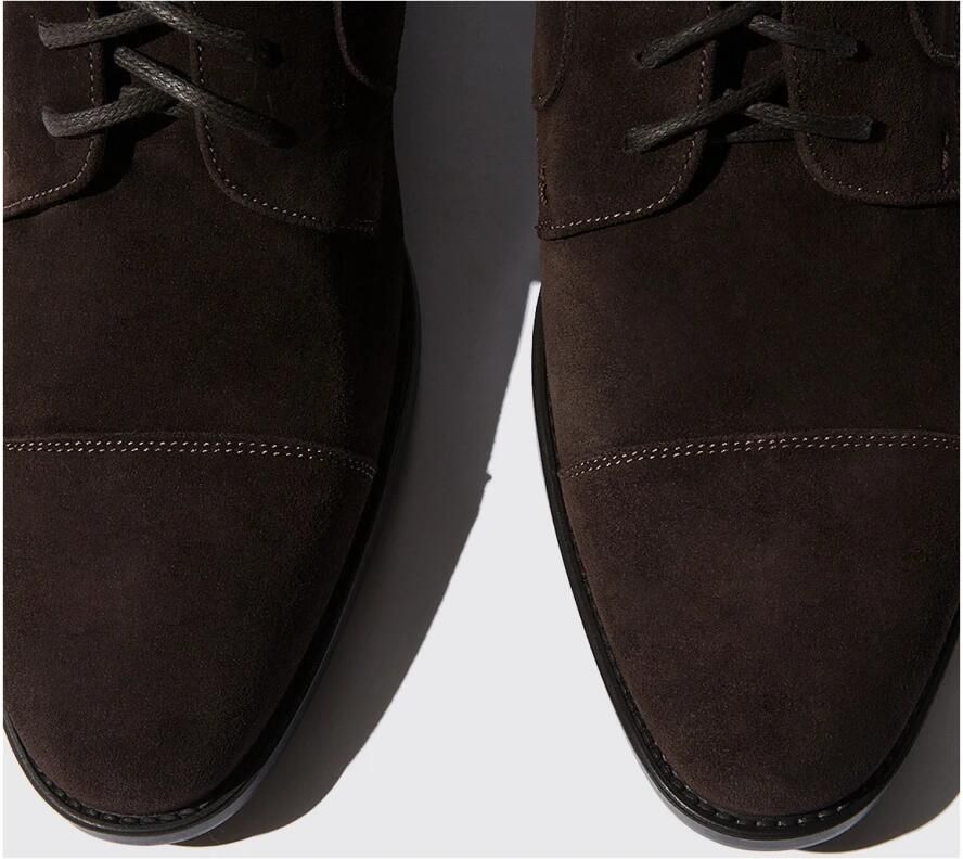 Scarosso Dante Suède Laarzen Bruin Heren