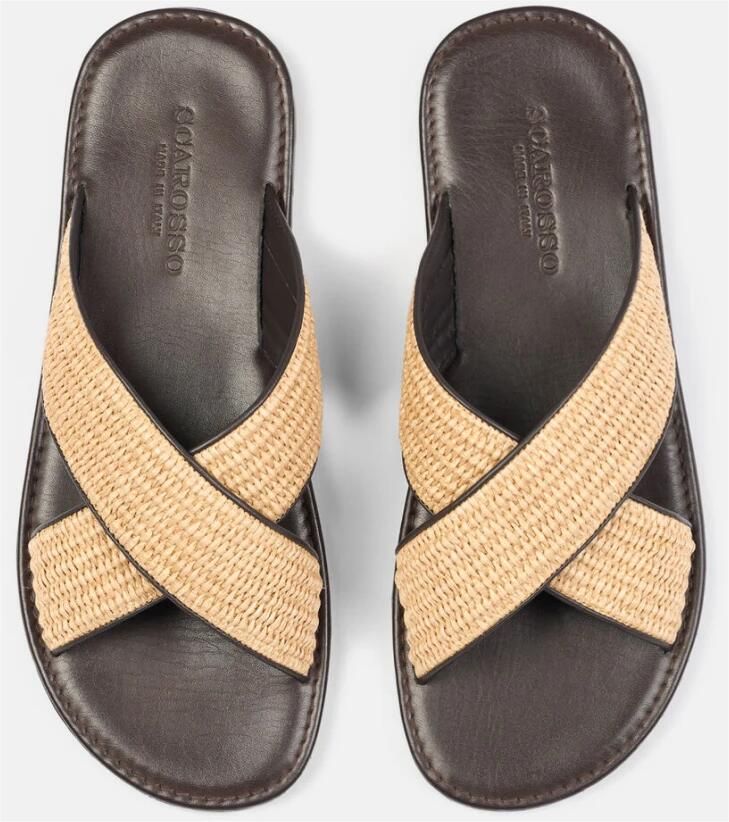 Scarosso Ettore Raffia Sandalen - Foto 2