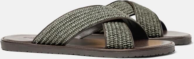 Scarosso Ettore Raffia Sandalen - Foto 3