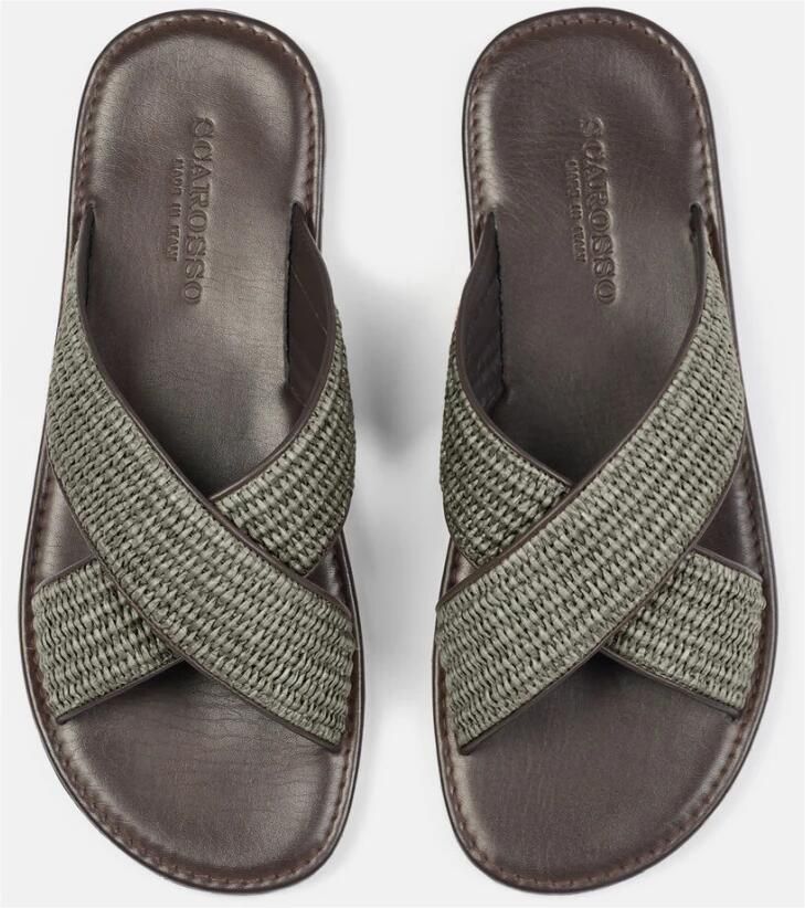 Scarosso Ettore Raffia Sandalen - Foto 2