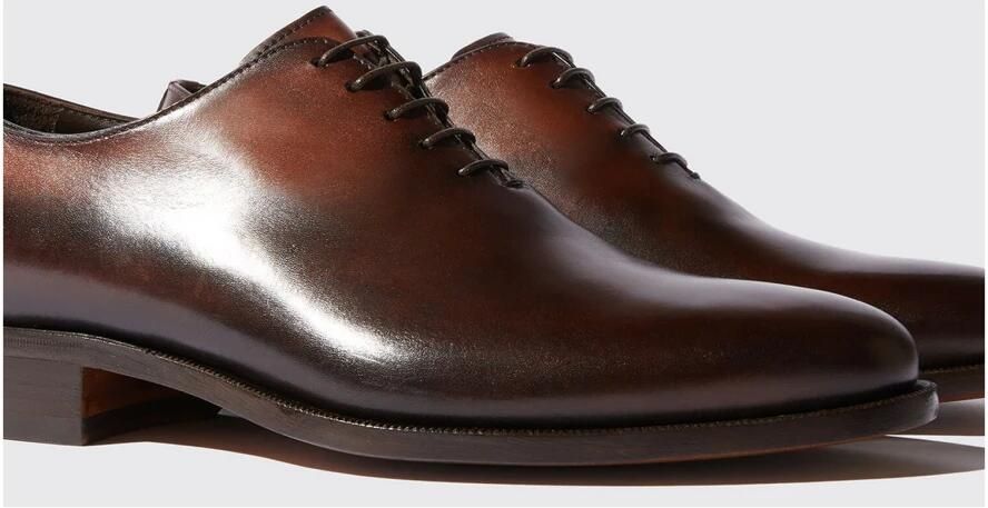 Scarosso Gianluca Handgemaakte Oxford-schoenen voor heren Brown Heren