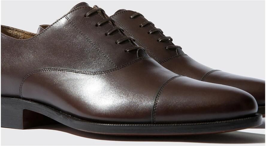 Scarosso Giove Marrone Oxfords - Foto 3