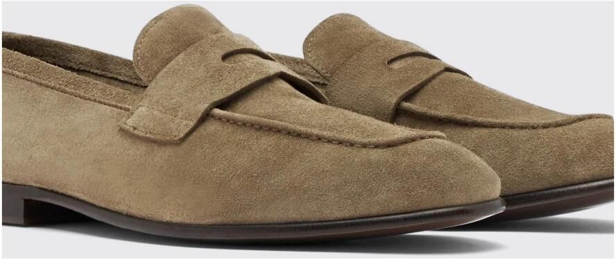 Scarosso Grijze Suède Penny Loafers - Foto 4