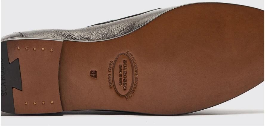 Scarosso Handgemaakte leren bootloafers