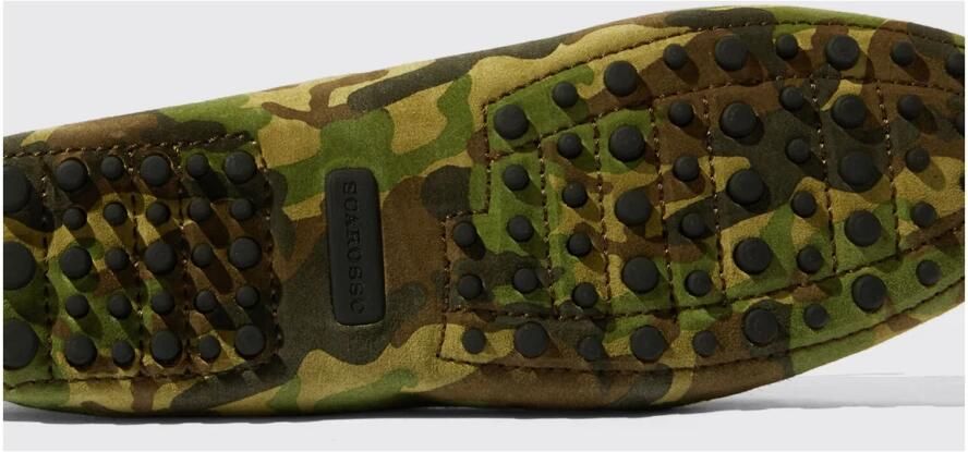 Scarosso Handgemaakte Suede Driving Shoes