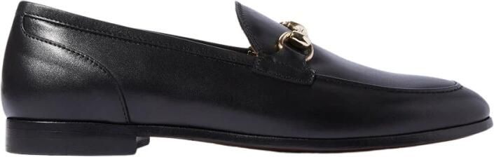 Scarosso Handgemaakte Zwarte Loafers met Paardenbit
