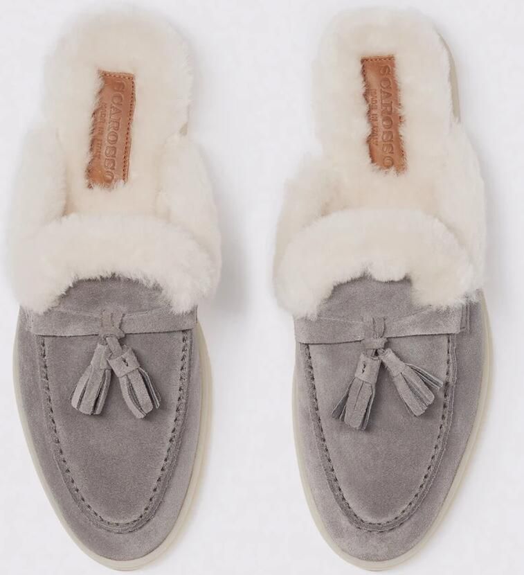 Scarosso Knusse Tassel Muilezels met Shearling - Foto 2