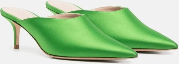 Scarosso Laura Green Zijden Hakmuiltje Green Dames - Foto 4