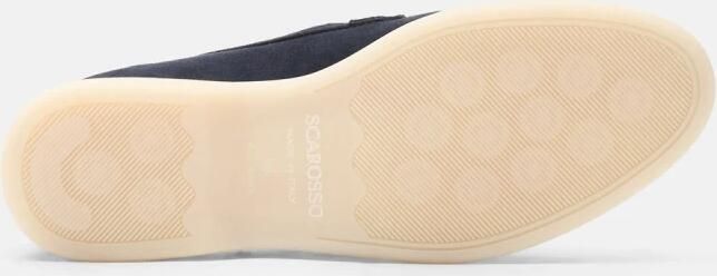 Scarosso Leandra Blu Scamosciata Handgemaakte Italiaanse mocassins Blue Dames - Foto 4