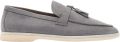 Scarosso Leandro Grijze Suède Loafers Gray Heren - Grijs