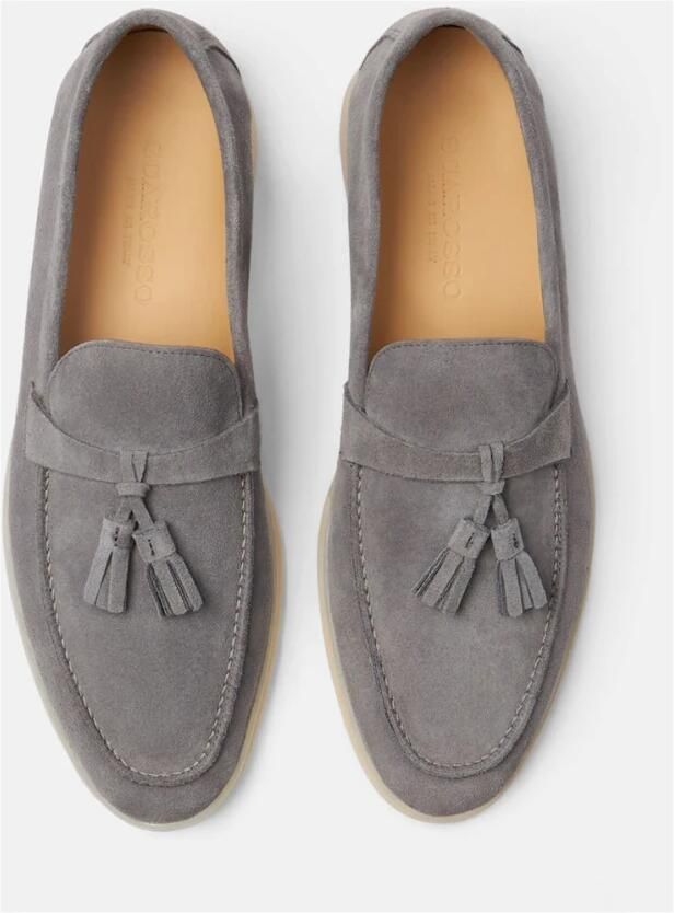Scarosso Leandro Grijze Suède Loafers Gray Heren - Foto 2