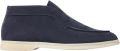 Scarosso Leonarda Blauwe Suède Enkellaars - Blauw