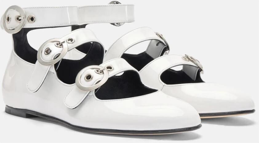 Scarosso Linda II White Patent Ballerina's - Foto 3