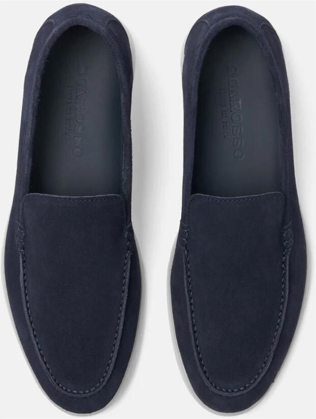 Scarosso Blauwe Suède Loafers Blue Dames - Foto 2