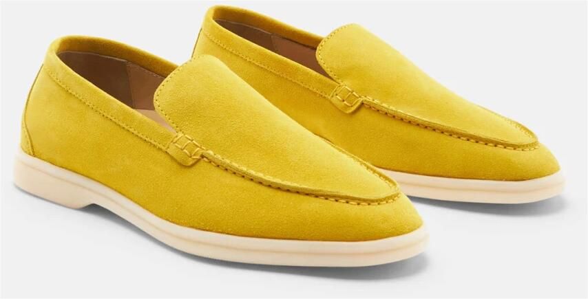 Scarosso Gele Suède Loafers voor Vrouwen Yellow Dames - Foto 3