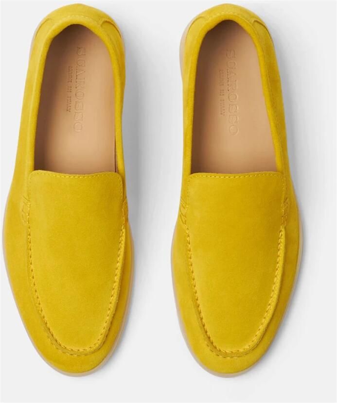 Scarosso Gele Suède Loafers voor Vrouwen Yellow Dames - Foto 2