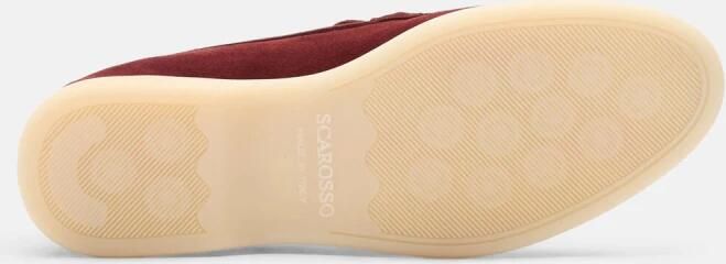 Scarosso Ludovica Loafers Handgemaakte Italiaanse suède schoenen Red Dames - Foto 4