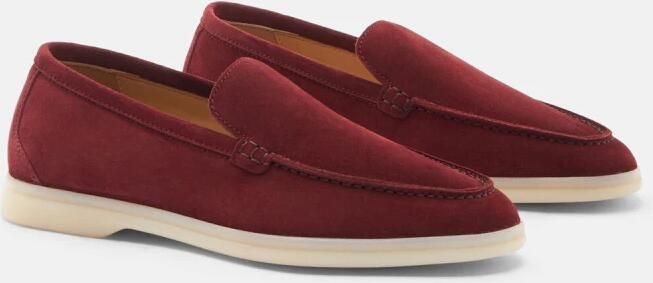 Scarosso Ludovica Loafers Handgemaakte Italiaanse suède schoenen Red Dames - Foto 3