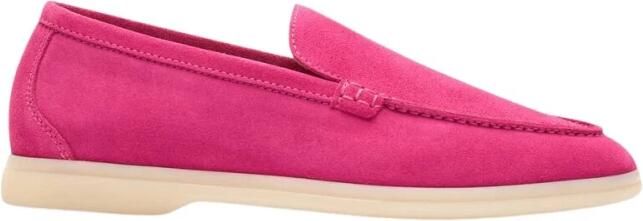 Scarosso Fuchsia Suède Loafers Pink Dames