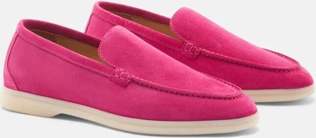 Scarosso Fuchsia Suède Loafers Pink Dames - Foto 3