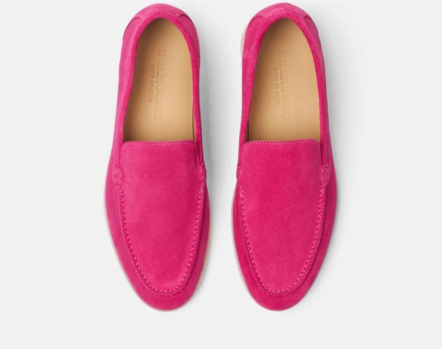 Scarosso Fuchsia Suède Loafers Pink Dames - Foto 2