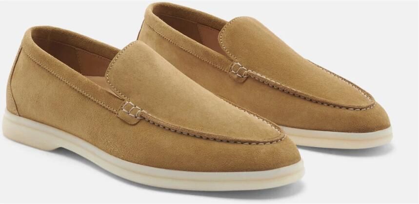 Scarosso Ludovica Suède Loafers Beige Dames - Foto 3
