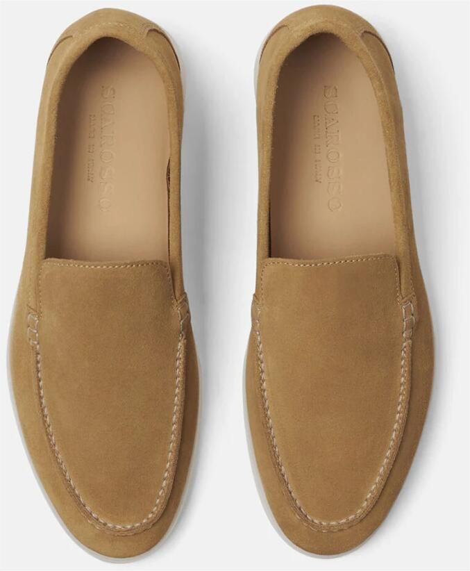Scarosso Ludovica Suède Loafers Beige Dames - Foto 2