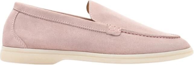 Scarosso Ludovica Suède Loafers Pink Dames