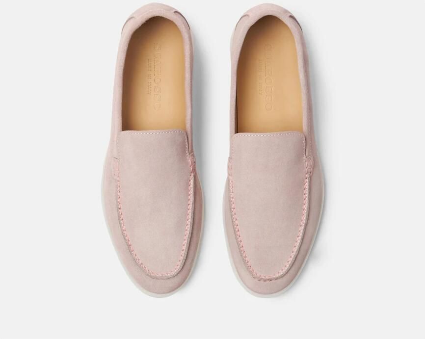 Scarosso Ludovica Suède Loafers Pink Dames - Foto 2