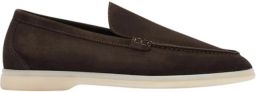 Scarosso Donkerbruine Suède Loafers Brown Dames