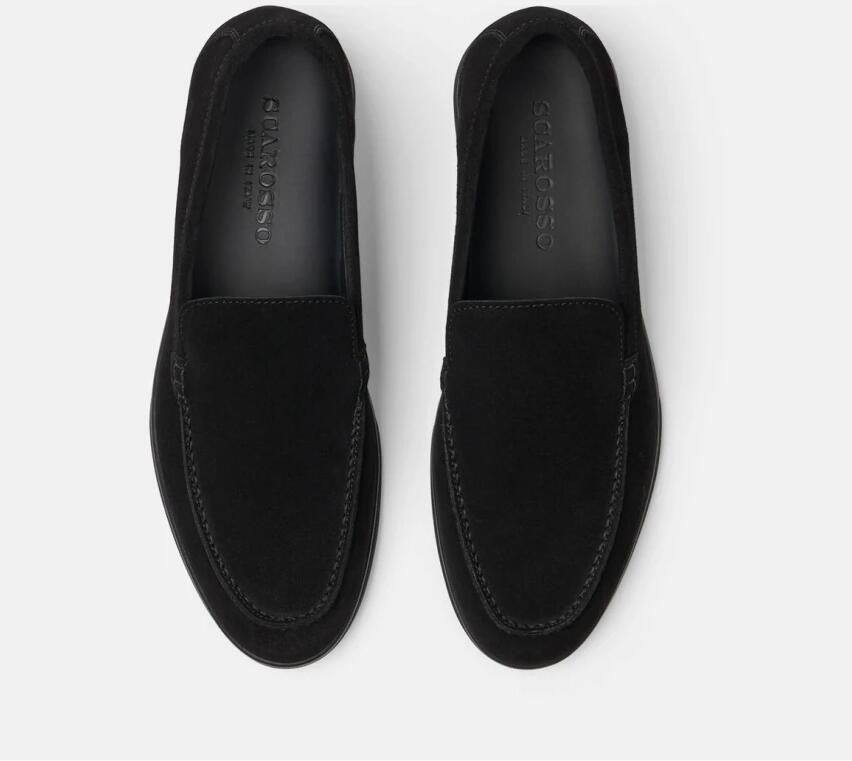 Scarosso Zwarte Suède Ludovica Moccasin Black Dames - Foto 2