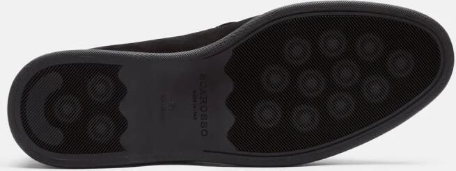 Scarosso Handgemaakte Suède Loafers Black Heren - Foto 4
