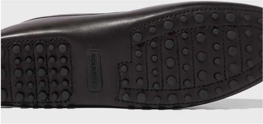 Scarosso Michael Loafers Handgemaakte Italiaanse rijdschoenen Black Heren
