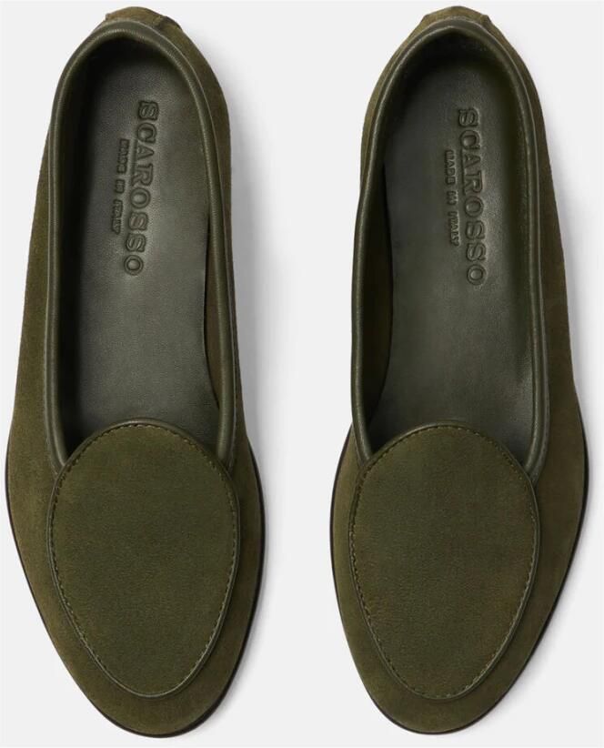 Scarosso Nele Groen Suède Loafer Green Heren - Foto 2