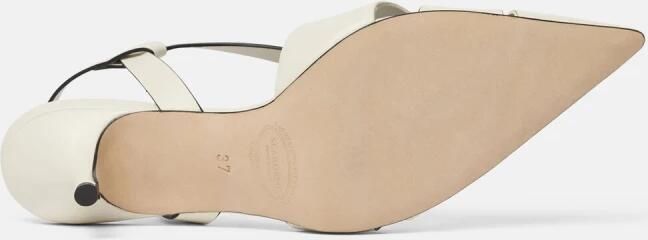 Scarosso Off White Calf Slingbacks - Foto 4