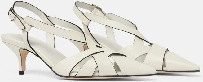 Scarosso Off White Calf Slingbacks - Foto 3