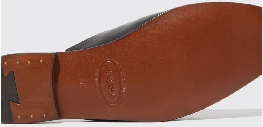 Scarosso Serena Black Horsebit Muiltje