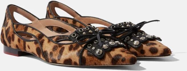 Scarosso Pittige wilde ballerinas Bruin Dames - Foto 3