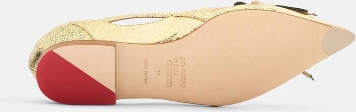 Scarosso 24K Golf Fringe Ballet Flats Geel Dames - Foto 4