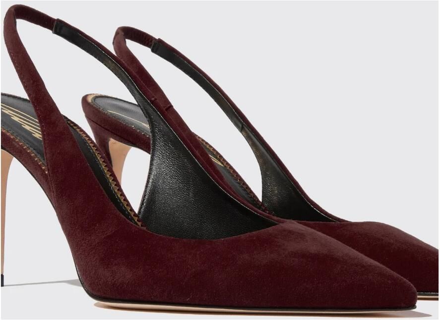 Scarosso Sutton Suede Pumps Paars Dames