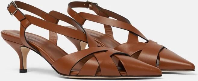 Scarosso Tan Calf Slingbacks - Foto 3