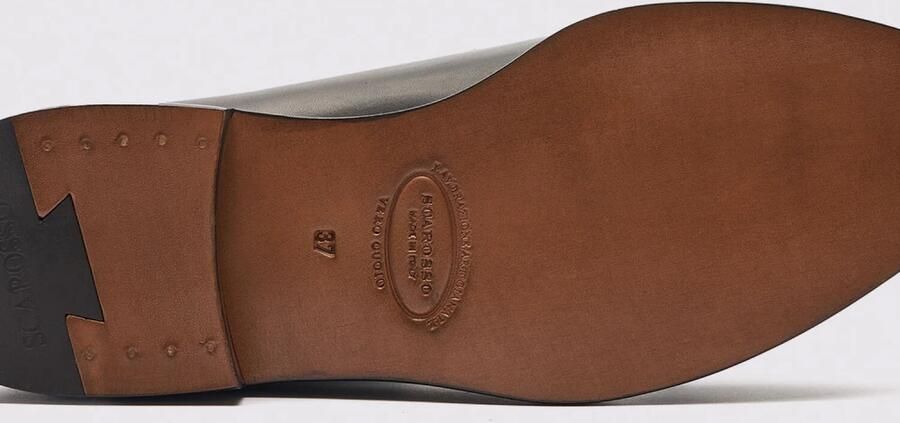 Scarosso Tassel Loafers in kalfsleer Black Dames