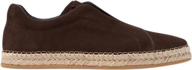 Scarosso Thiago Brown Suede Espadrilles