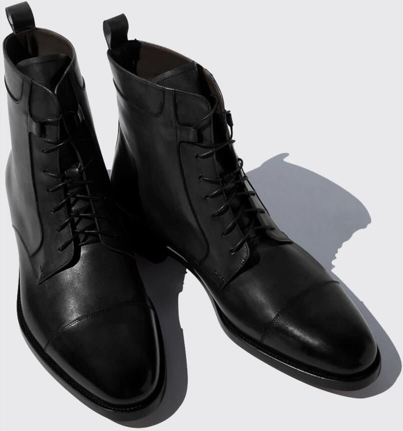 Scarosso Totò Zwarte Veterboots