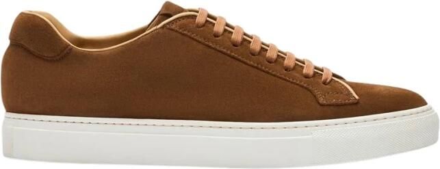 Scarosso Ugo Suède Leren Sneakers Brown Heren - Foto 5