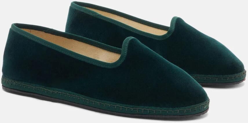Scarosso Valentina Groene Velvet Pantoffels - Foto 3