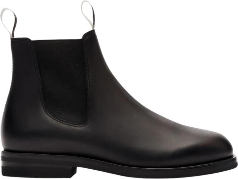 Scarosso William III Chelsea Laarzen Black Heren